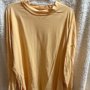 We The Free Mustard Long Sleeve Top